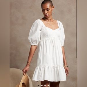 White babydoll dress
